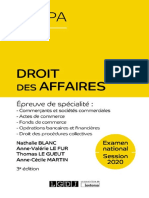 L3 Droit Des Affaires - Corrigé