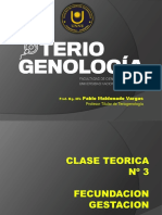 Teorico Numero Tres Fecundacion, Gestacion Teriogenologia 2020