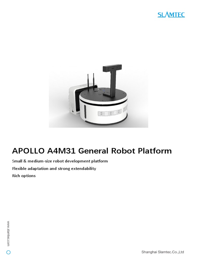 AP103 SLAMTEC Apollo Parameter A3M31 v1.0 en PDF | PDF | Sensor ...