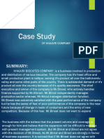 Case Study: of Khajuri Company