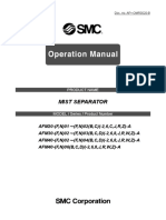 SMC Mist Separator Operation Manuals