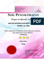 Sijil Pengiktirafan Nilam 2018