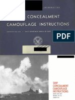 Ship Concealment and Camoflage Instructions 1953