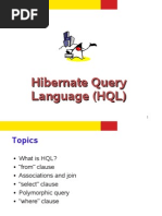 Hibernate Query Language (HQL)