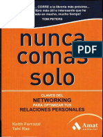 Nunca Comas Solo Claves de Networking - Keith Ferrazzi PDF