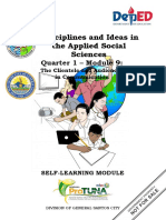 Disciplines and Ideas in The Applied Social Sciences: Quarter 1 - Module 9