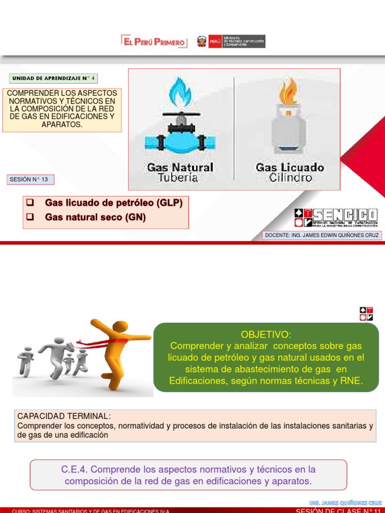 Sesion de Clase Gas Licuado y Gas Natural | PDF | Gas de petróleo ...
