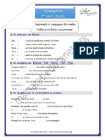 Conjugaison 5ème Année Japprends À Conjuguer Les Verbes Aller Et Faire Au Présent Module5