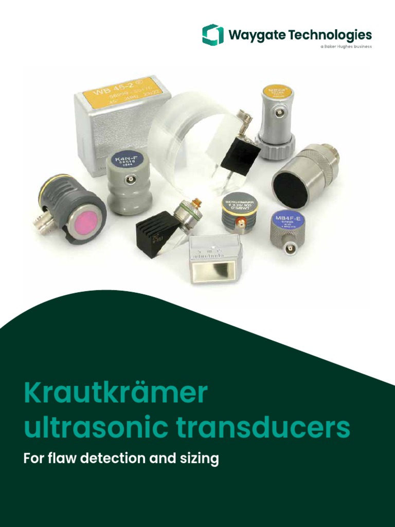 Krautkrämer Ultrasonic Transducers: For Flaw Detection and Sizing | PDF ...