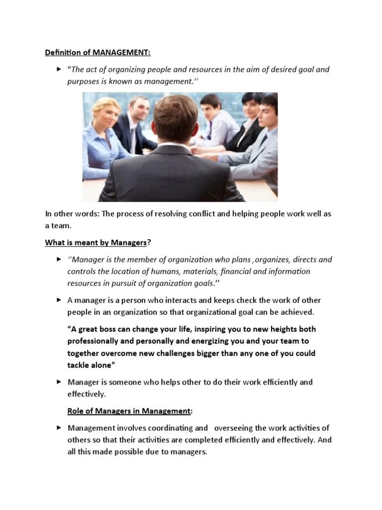 Understanding Management and Managers | PDF | Self-Improvement