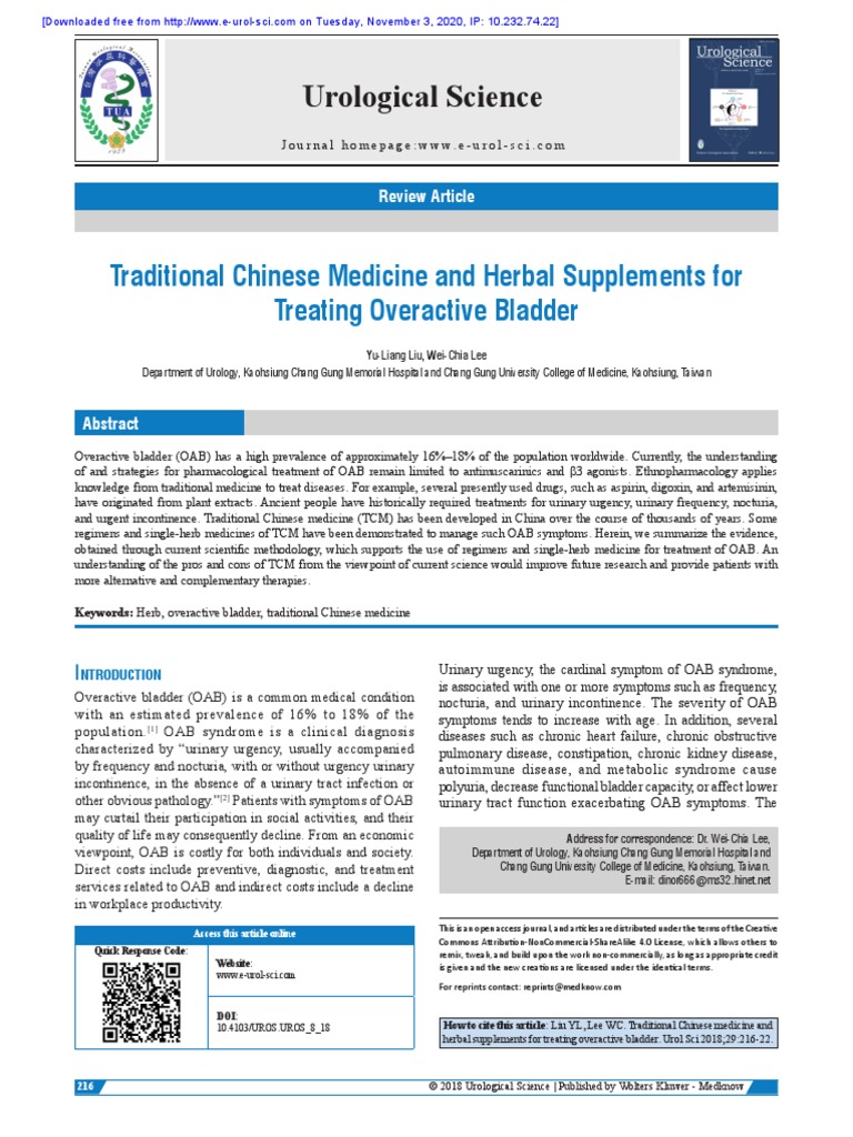 3.traditional Chinese Medicine and Herbal Supplements For Treating