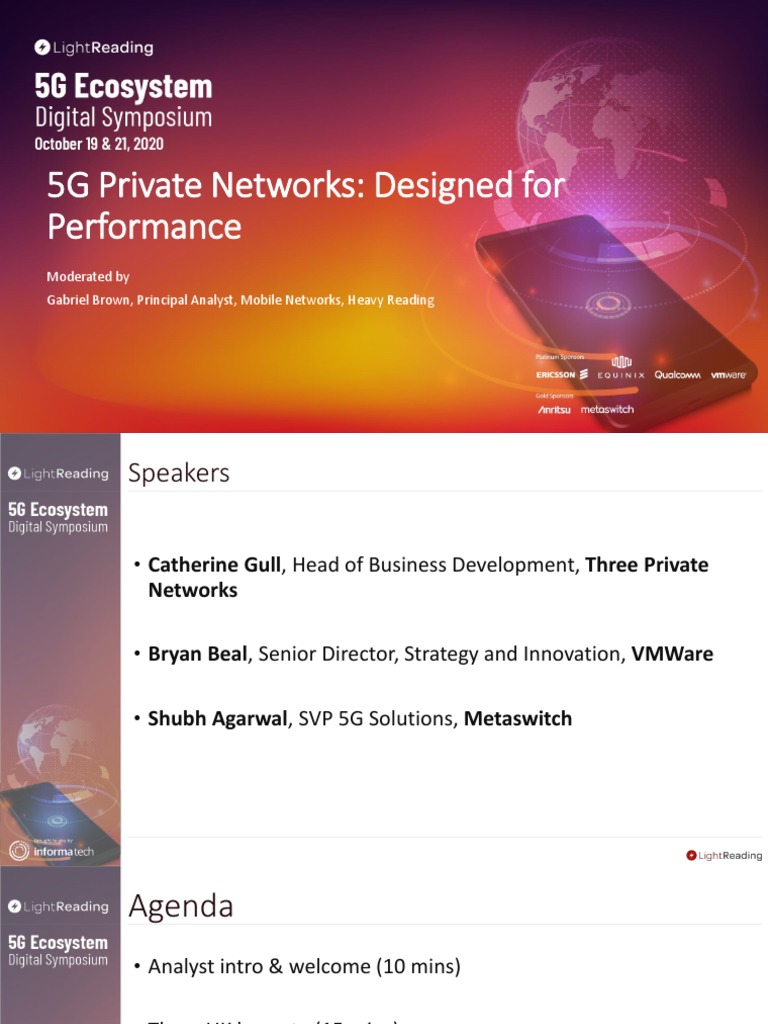5G Private Networks | PDF | 4 G | Cloud Computing