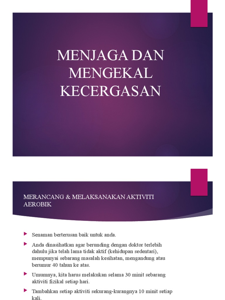 Menjaga Dan Mengekal Kecergasan Pdf