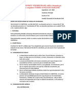 Calificación de La Demanda de 