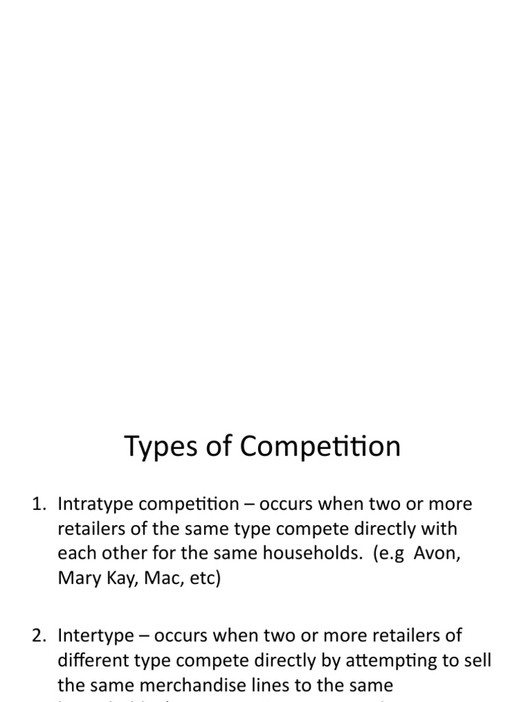 Evaluating The Competition in Retailing | PDF | Finance & Money Management