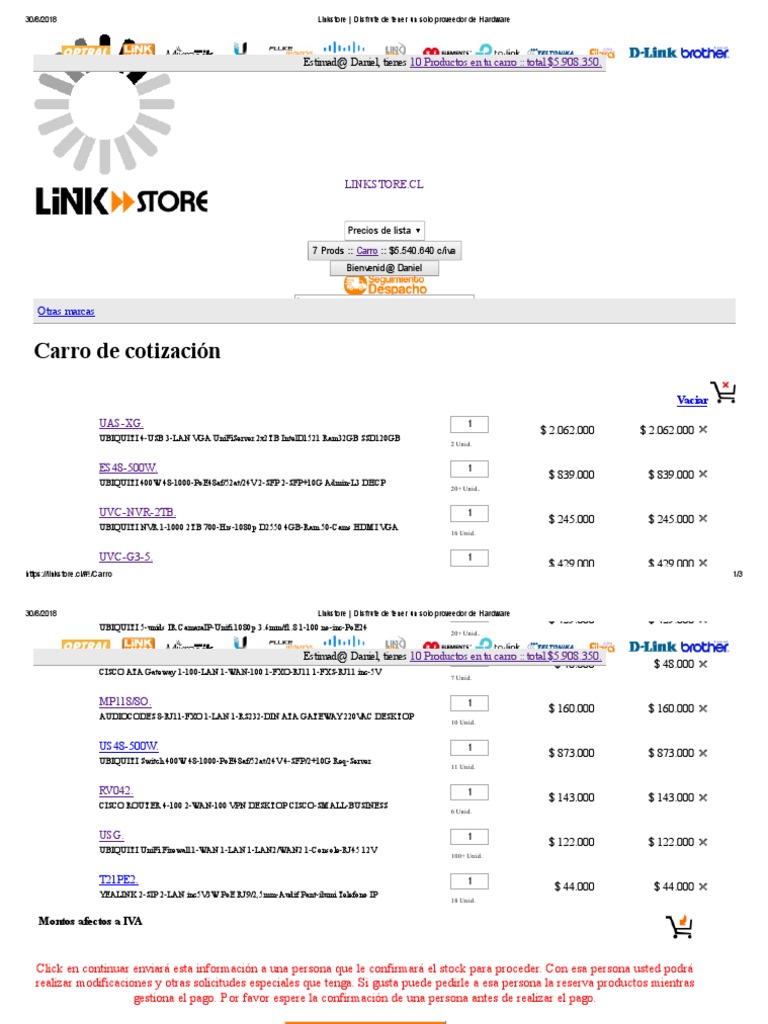 Linkstore - Disfrute de Tener Un Solo Proveedor de Hardware | PDF ...