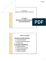 ACARA I PSEP Keadaan Fisik Daerah Dan Penduduk PDF