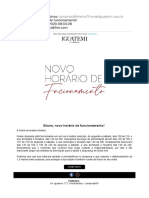 Novo Horário de Funcionamento! PDF
