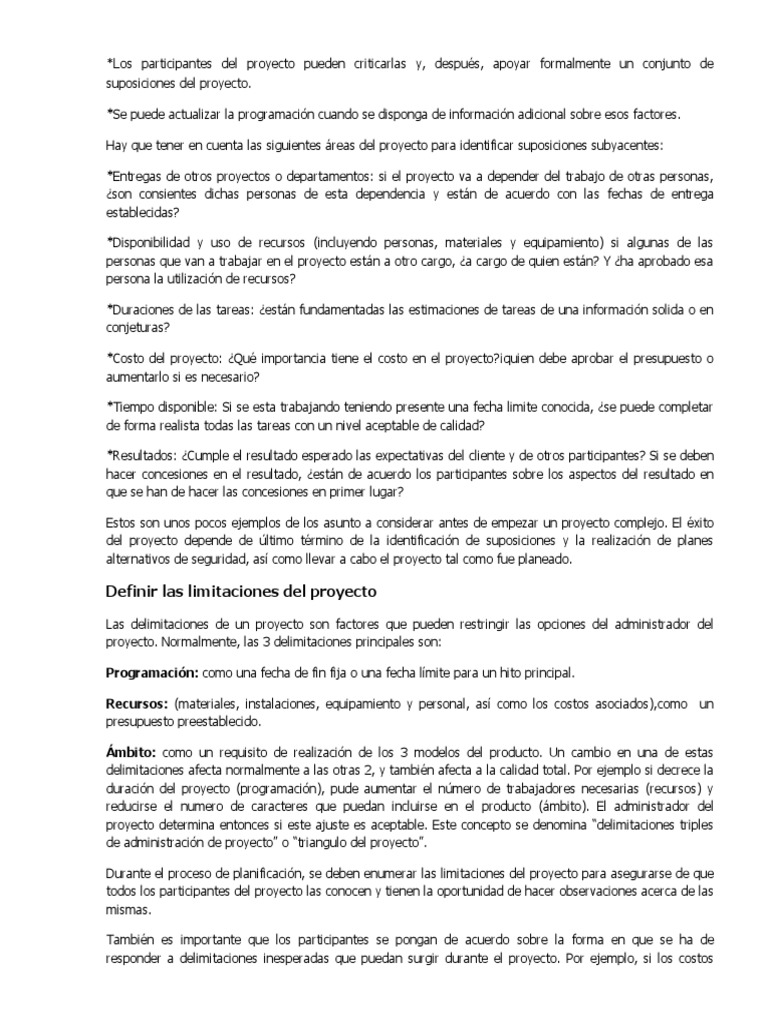 Claves para la Gestión de Proyectos Efectiva | PDF | Ventana ...