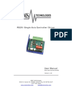 R325I Single Axis Controller/Driver: and Commands Guide