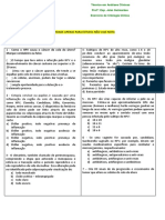 Exercício de Citologia 2019 PDF