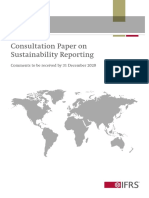 Consultation Paper On Sustainability Reporting: IFRS® Foundation