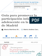 (PDF) Guía para Promover La Participación Infantil y Adolescente en La Ciudad de Madrid Marta Martínez Muñoz and Mario Andres Candelas - Academia - Edu