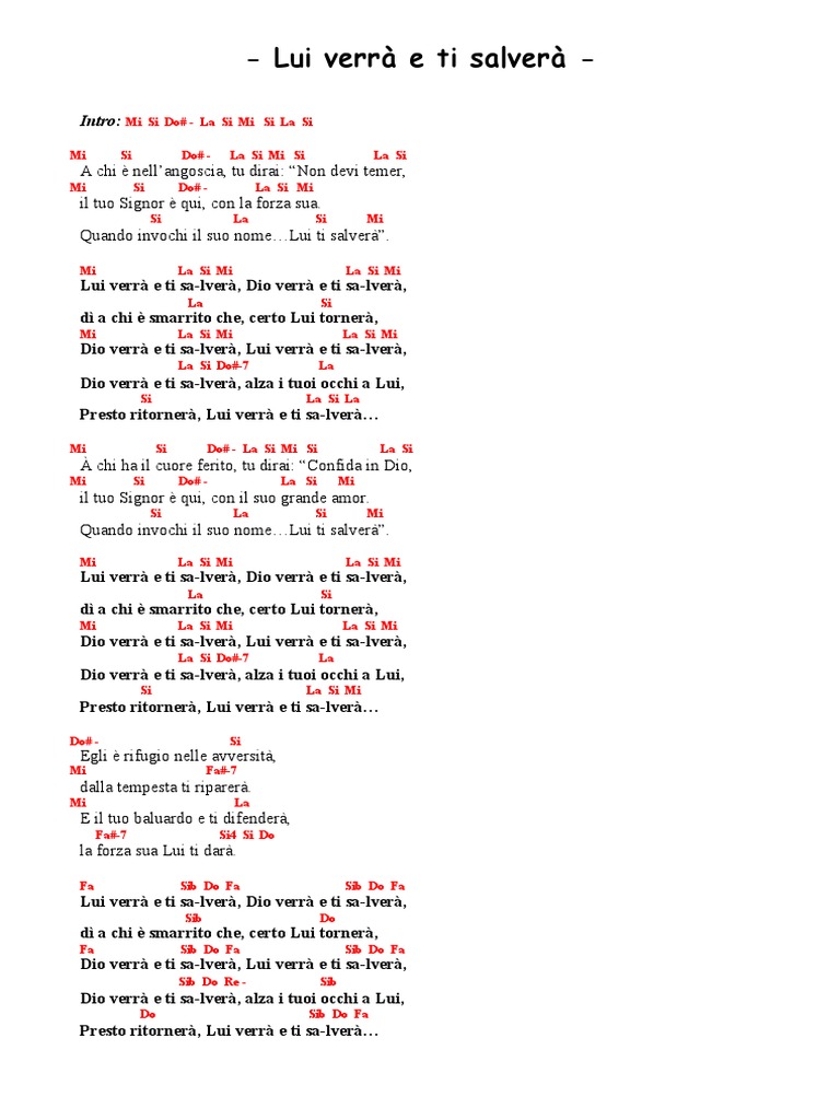 lui verra e ti salvera pdf