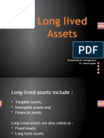 Long Lived Assets: Accounting For Management Dr. Gazia Sayed