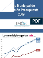 Indice Mpal Info Presupuestal 2009