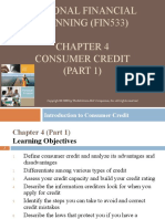4-CONSUMER CREDIT (PART 1) (Introduction To Consumer Credit)