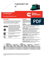 Spark-Ignited Generator Set GG3.0L Series: Description Features