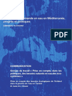 Gestion de La Demande en Eau en Méditerranée, Progrès Et Politiques