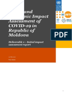 Social and Economic Impact of COVID-19 in Moldova