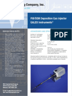 Gas Injection System (GIS) for FIB/SEM Deposition of C, W, Mo, Pt, and Co