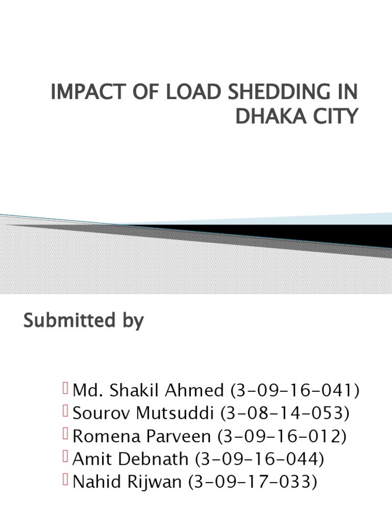 A research proposal on impact of load shedding in bangladesh 06 image
