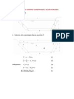 Elementos Geométricos de La Sección Trapezoidal PDF