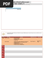 Group Work Booklet: Hazard Analysis Fundamentals of Food Safety As Per ISO 22000 / FSSC 22000 V 5