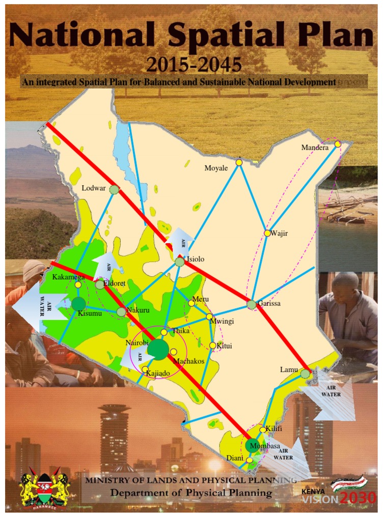 KENYA National Spatial Plan PDF Urbanization Sustainability