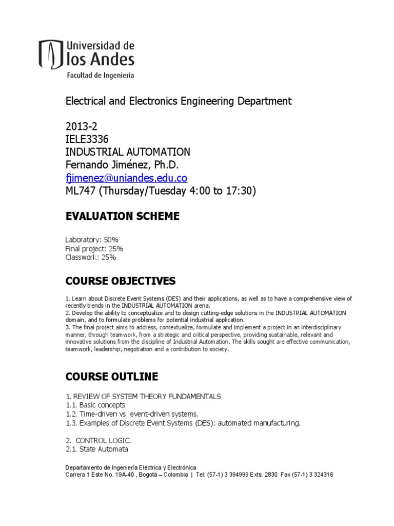 Industrial Automation Course Guide | PDF | Automation | System