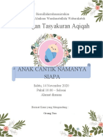 Undangan Aqiqah Online.