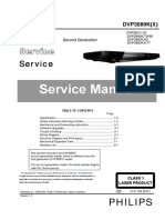 Philips DVP 3880 K Mk2 Service Manual