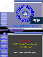 Pertumbuhan Dan Perkembangan Pada Tumbuhan PDF