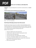 Forepoling Method in Tunnel Construction | PDF | Tunnel | Civil Engineering