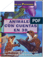 Crea Con Patrones Abalorios Animales Cuentas en 3D