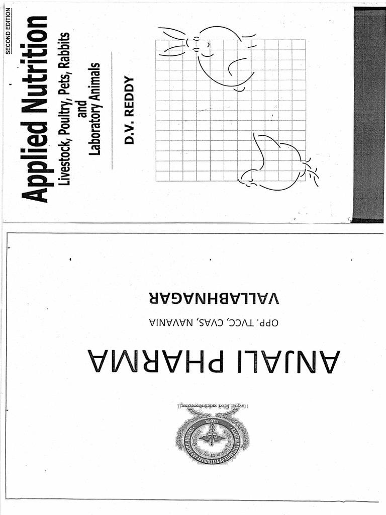 APPLIED ANIMAL NUTRITION DV REDDY PDF intelligence overview