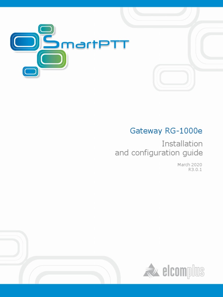 RG-1000e Installation and Configuration Guide EN R3.0.1 PDF | PDF ...