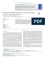 Christens, S., Dannenberg, A., & Sachs, F. (2019). Identification of individuals and groups in a public goods experiment 