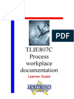 27805720-TLIE807C-Process-Workplace-Documentation-Learner-Guide