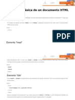 Lectura Complementaria Estructura Básica de Un Documento HTML